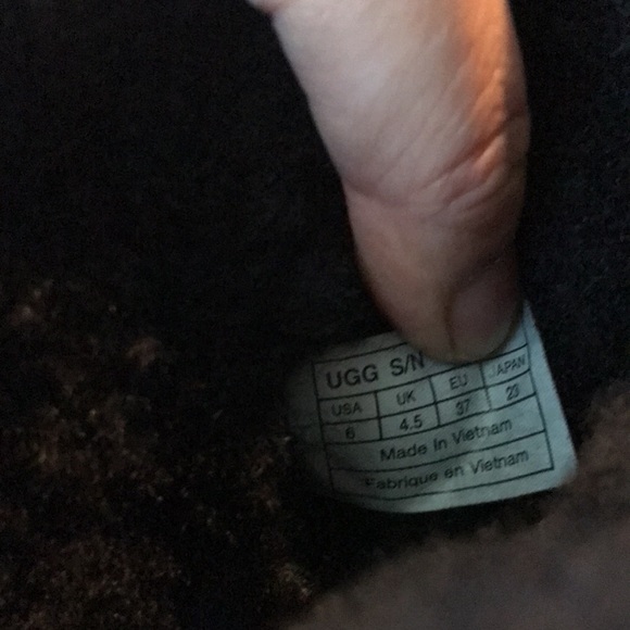 Ugg black winter boots size 6 - Picture 13 of 16